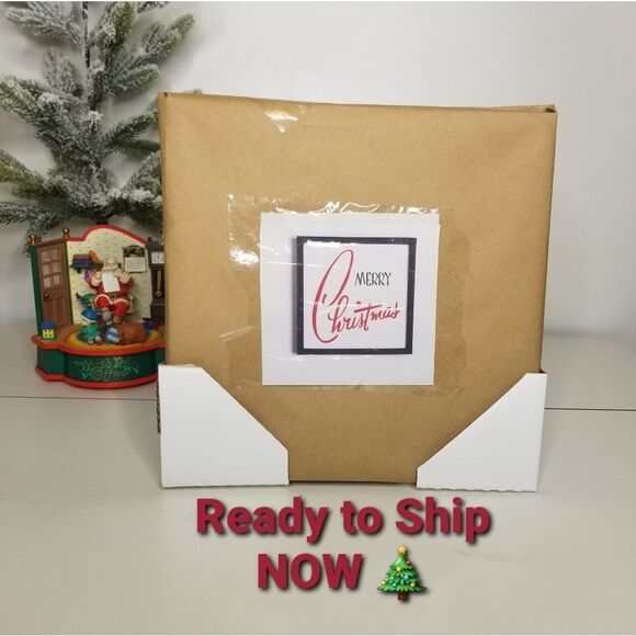 Merry Christmas Wood‎ Sign Rustic Christmas Holiday Decor Farmhouse Wood … - Picture 7 of 7